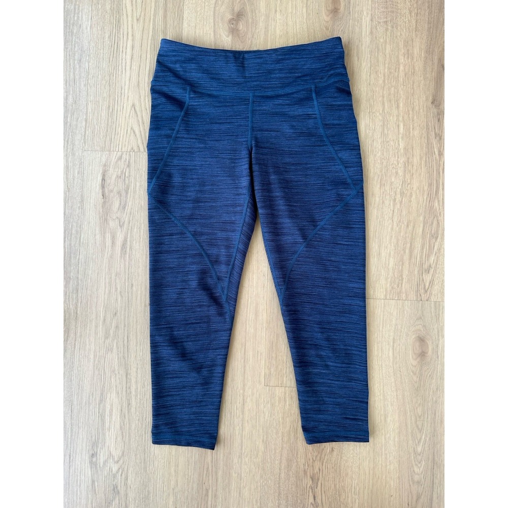 Patagonia Centered Crop Activewear‎ Leggings Women's Size M Outdoor Hiking Blue